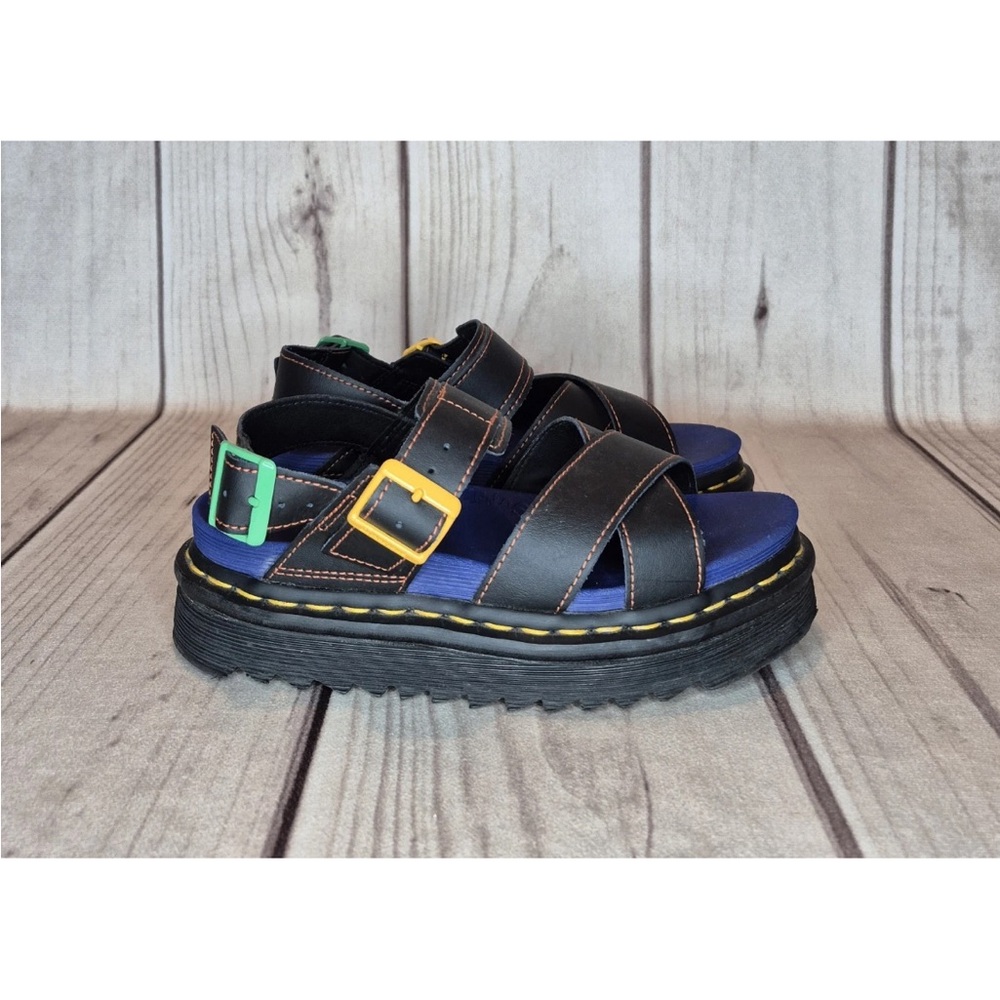 Dr. Martens Voss II Colour Block Hydro Sandals Cettire Women's Size 6 - Picture 2 of 12